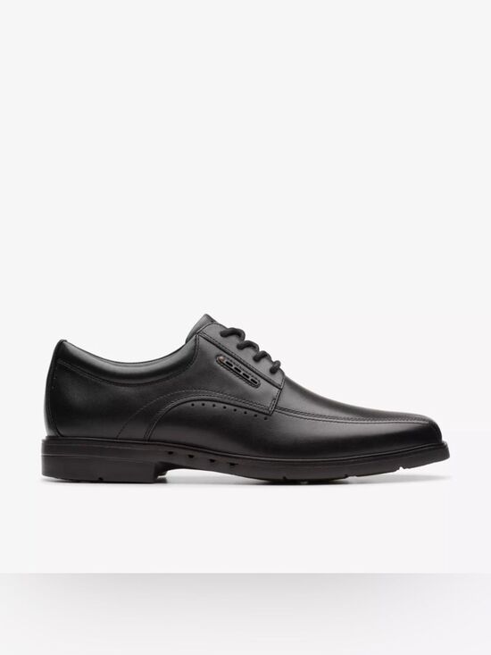 Clarks Un Kendric Way black leather dress shoe sz 13 main image 7
